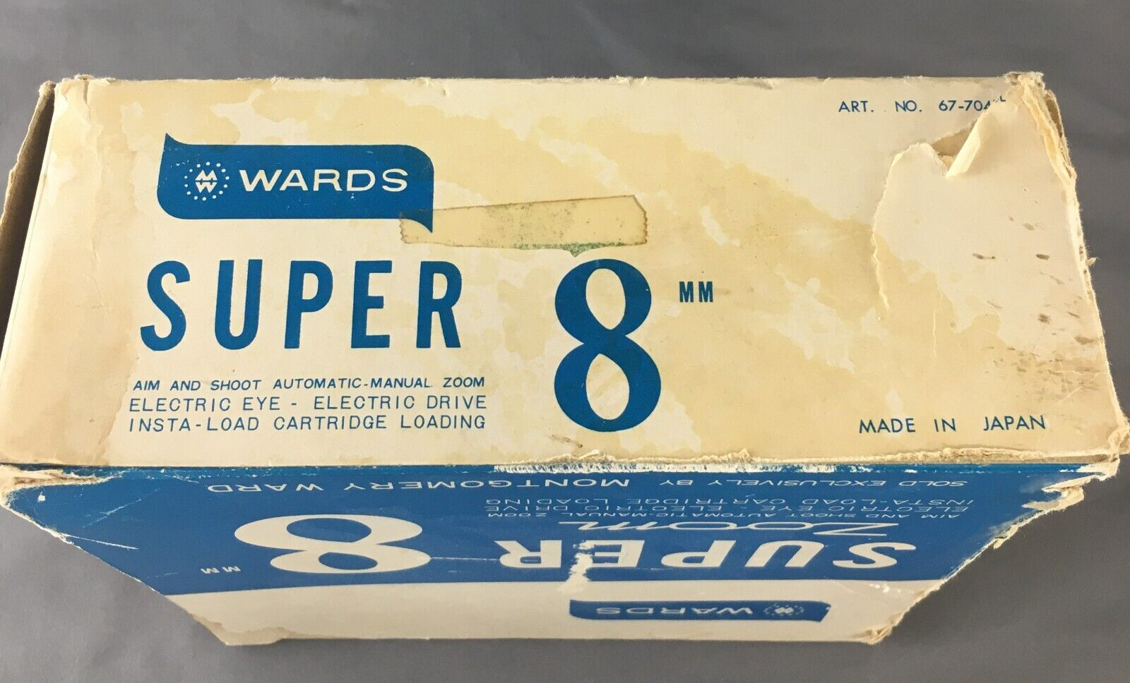 Montgomery Wards Super 8mm Zoom Aim & Shoot Cartridge Load Camera – UNTESTED