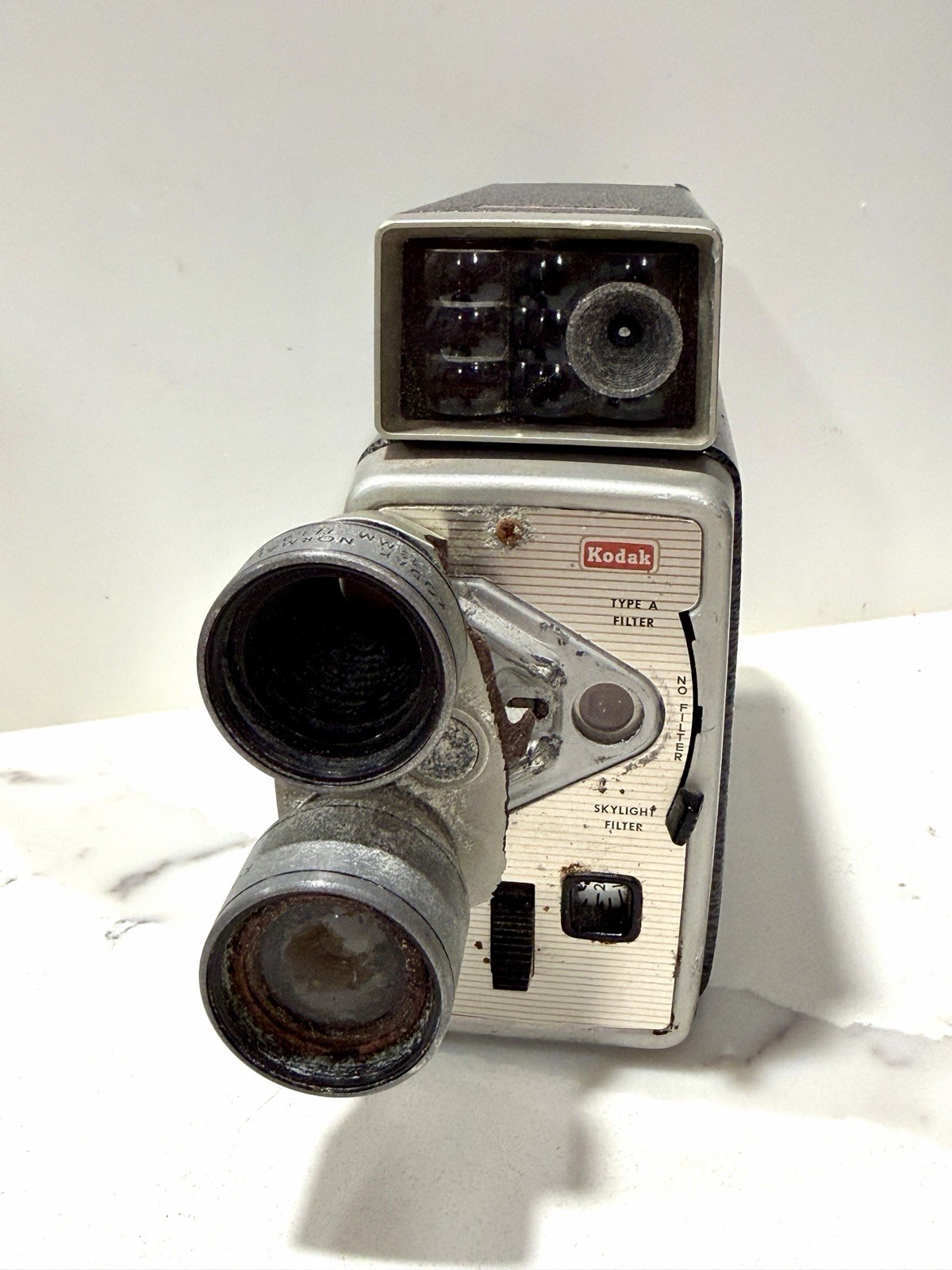 Vintage Kodak Cine Scopemeter Camera Turret 8mm Movie Camera Untested Parts