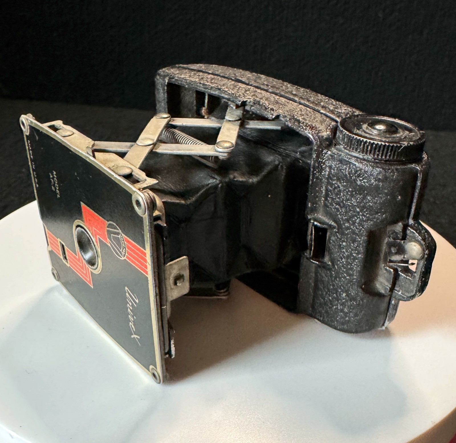 Vintage Univex model AF-2 miniature film CAMERA not working FOR DISPLAY