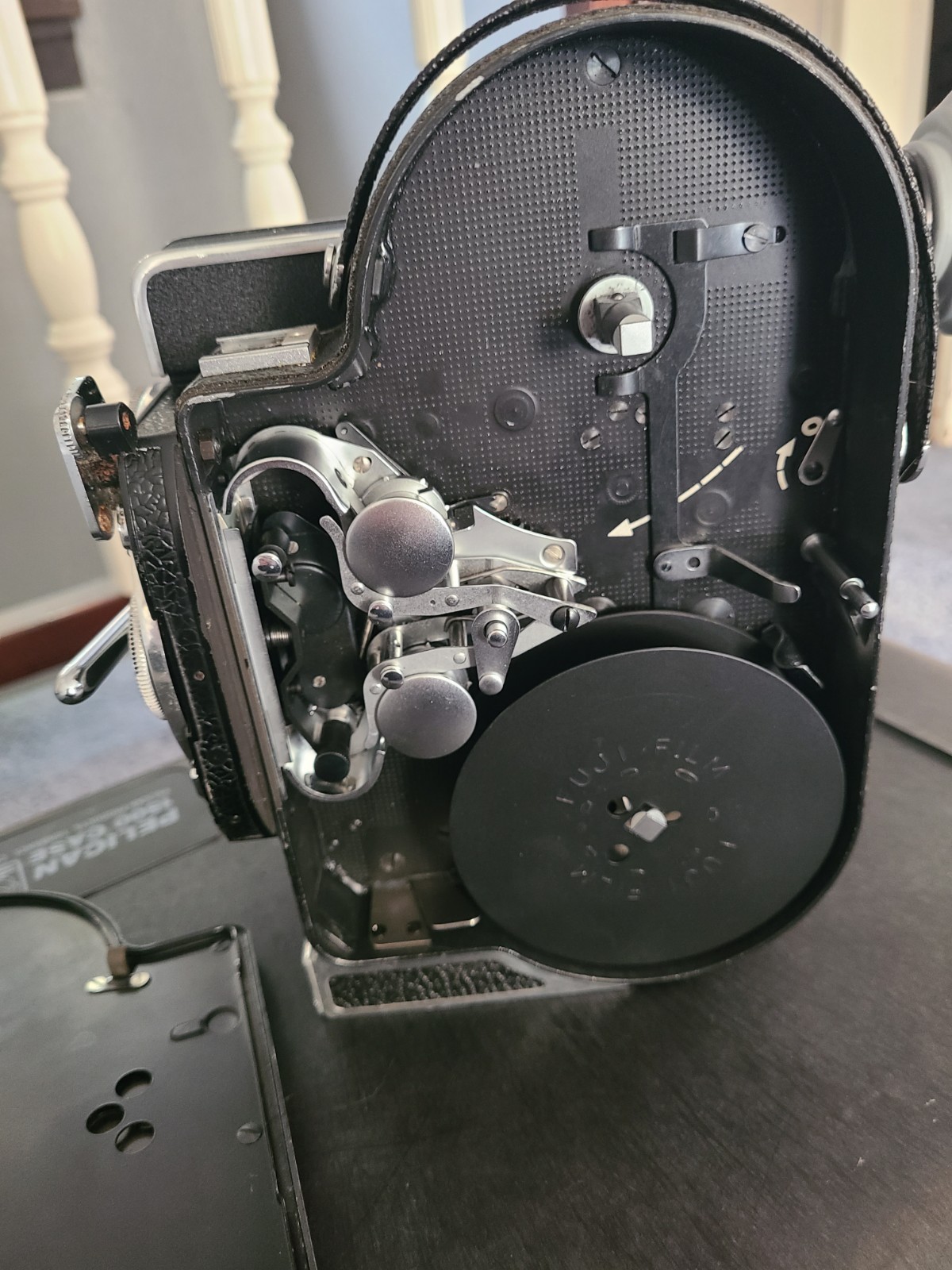 Bolex H16 REX4 16mm film camera -pelican, sekonic, 16m kern-paillard, canon zoom