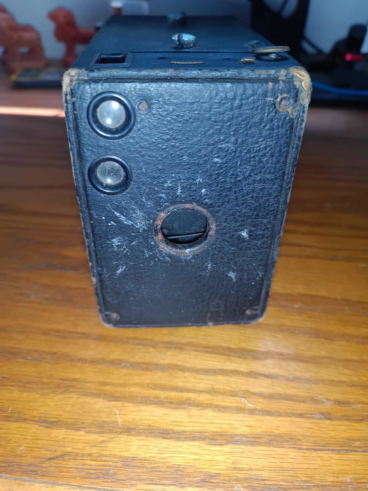 Eastman Kodak Box Camera No. 2A Model B Cartridge Hawk-Eye Vintage 116 Film VTG