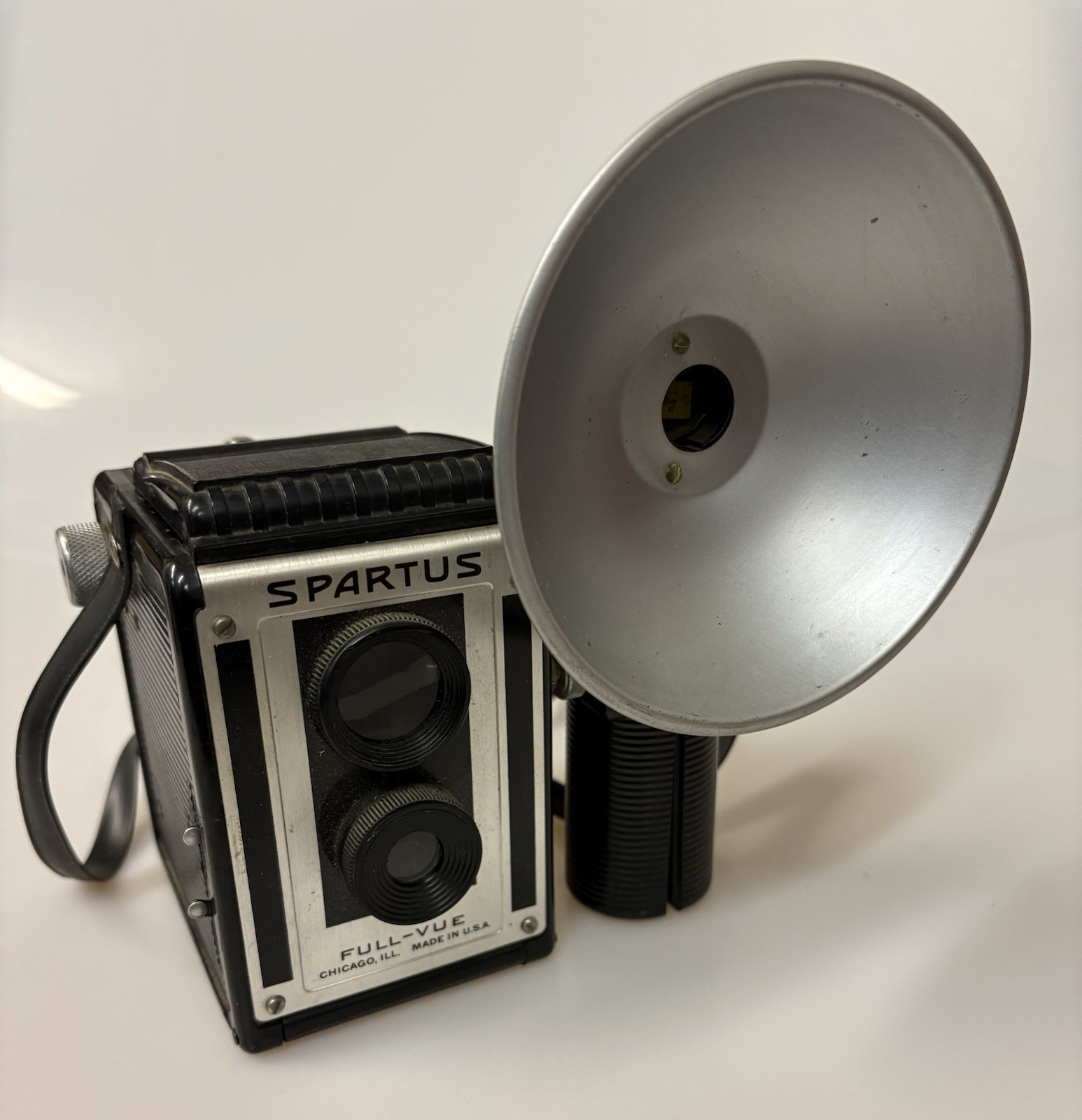Spartus FULL-VUE Twin Lens Camera Flash Incl UNTESTED • SOLD AS IS VINTAGE