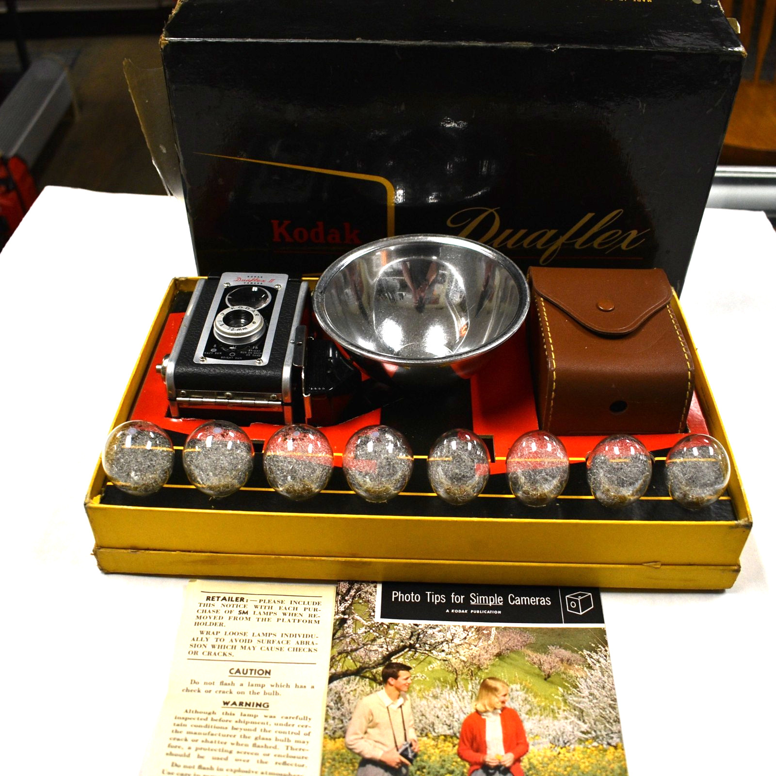 Vintage Kodak Duaflex II Camera w/Original box Manual Included