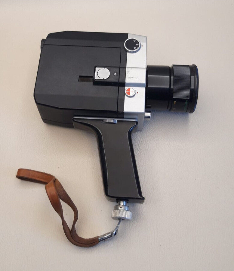 Movie Camera Quarz 1x8C-1 Working Super 8 Zoom USSR 8mm Pandora-6 KMZ In Box EXC