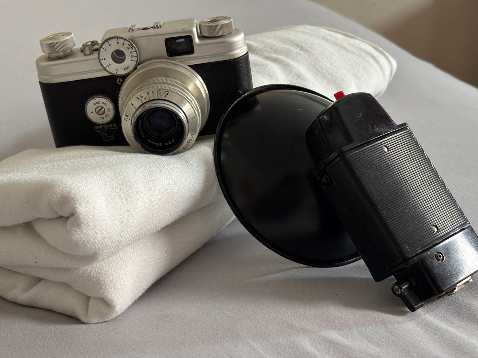 Argus C-Four C4 35mm Film Camera w/ Cintar 50mm Vintage