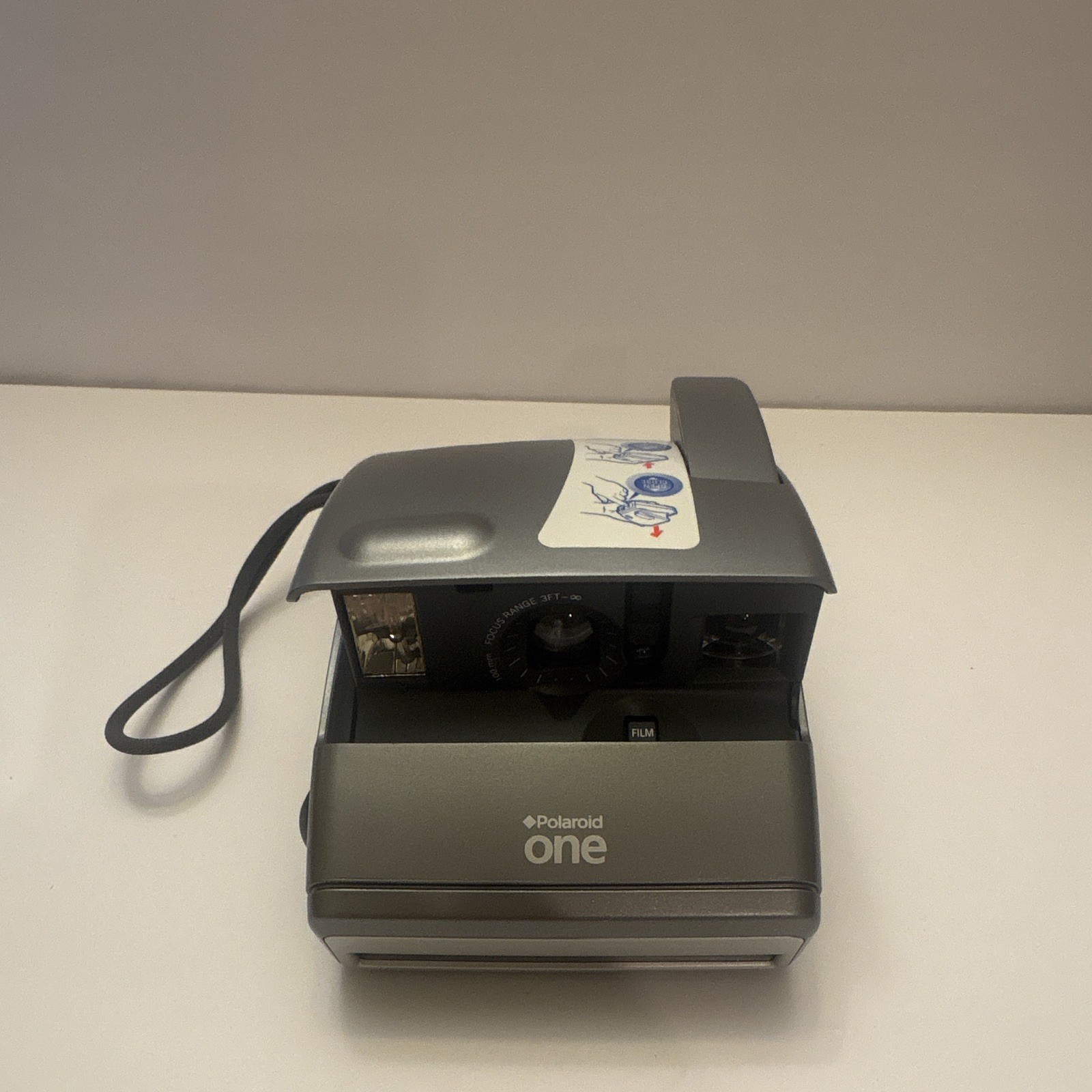 Polaroid One Instant Film Camera for 600 Film, Silver/Gray