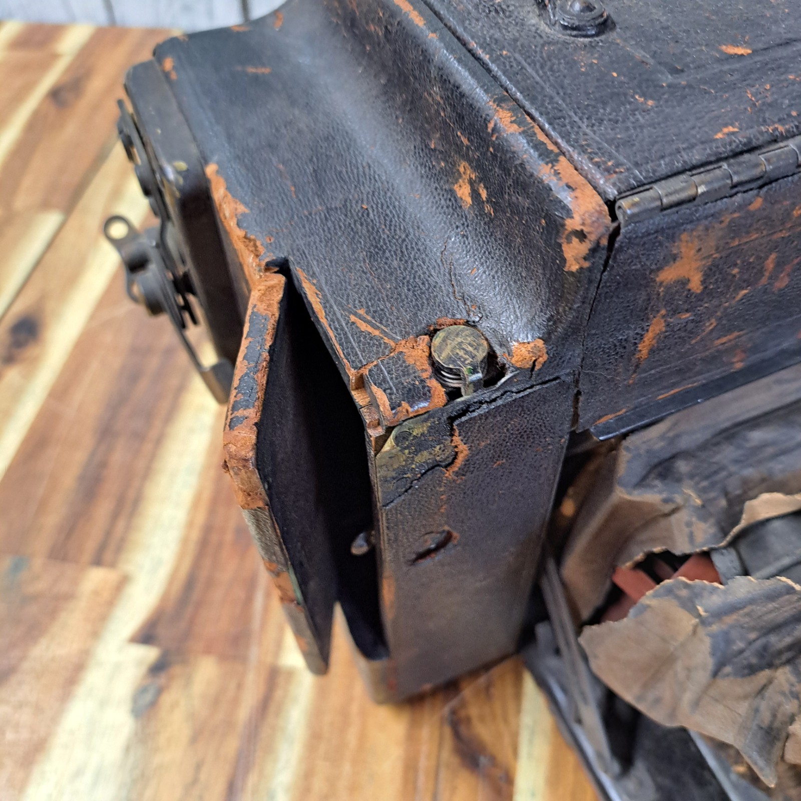 Vtg 3A Graflex Camera with Bausch & Lomb Optical Kodak Anastigmat Parts Repair