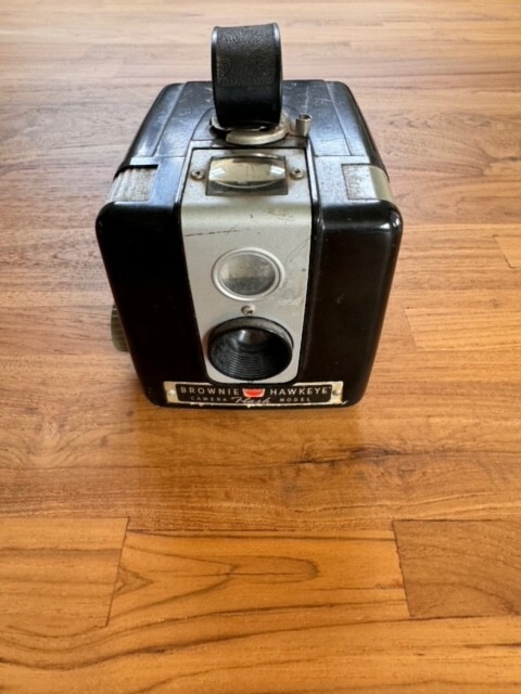 Vintage Kodak Brownie Hawkeye Flash Model Camera | c1950 (Fully Functional)
