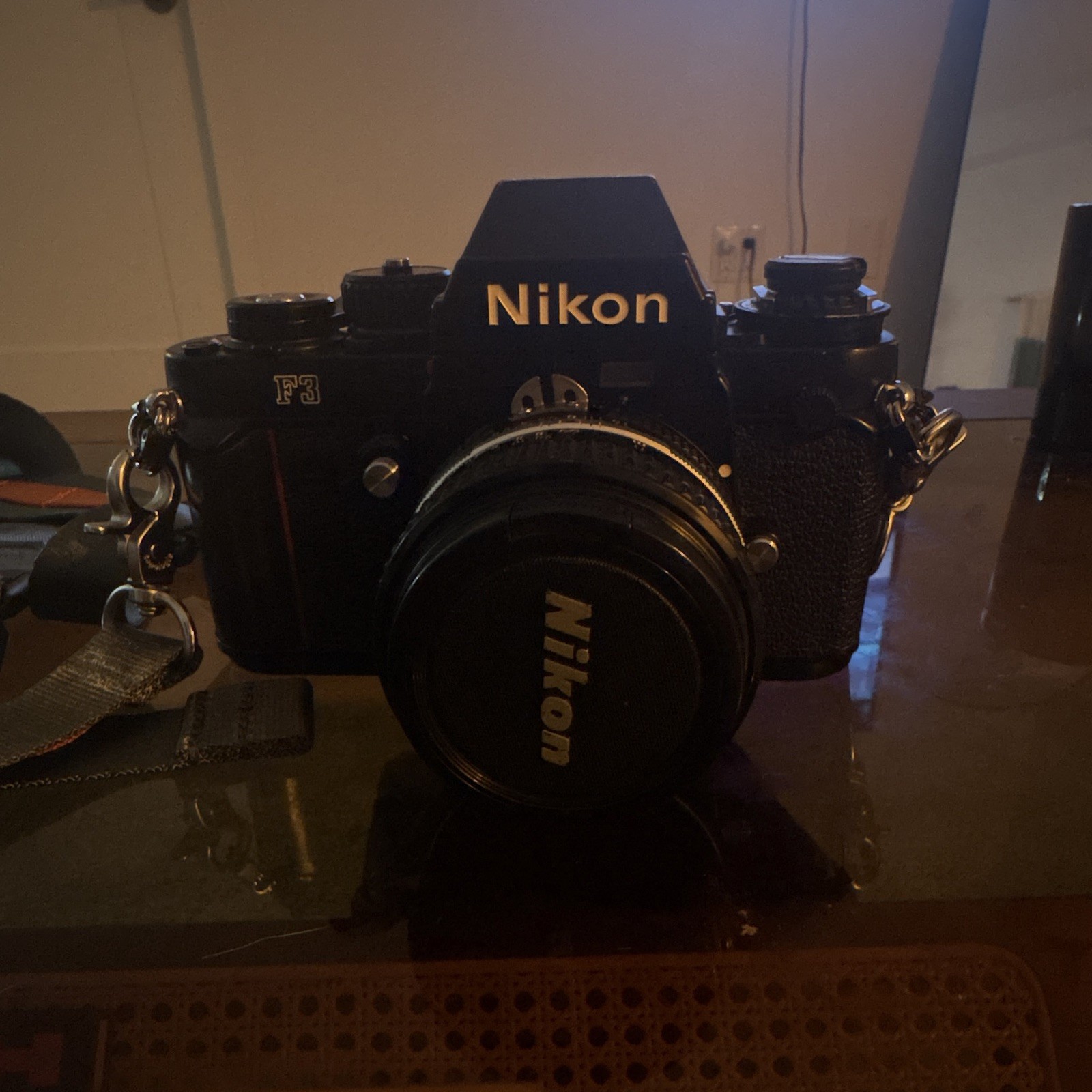 Nikon F3 Black 35mm SLR Film Camera w/ Nikkor 50mm f/1.4 Lens