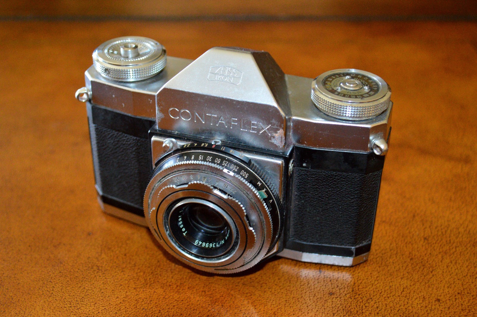 VINTAGE ZEISS IKON CONTAFLEX I FIRST TYPE SLR CAMERA LENS MANUAL LR GERMANY