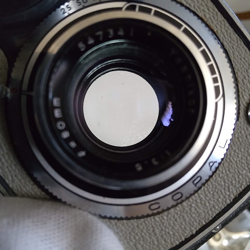[Near Mint-] Yashica Yashica-A TLR Film Camera 80mm f/3.5 w/ Case #34902