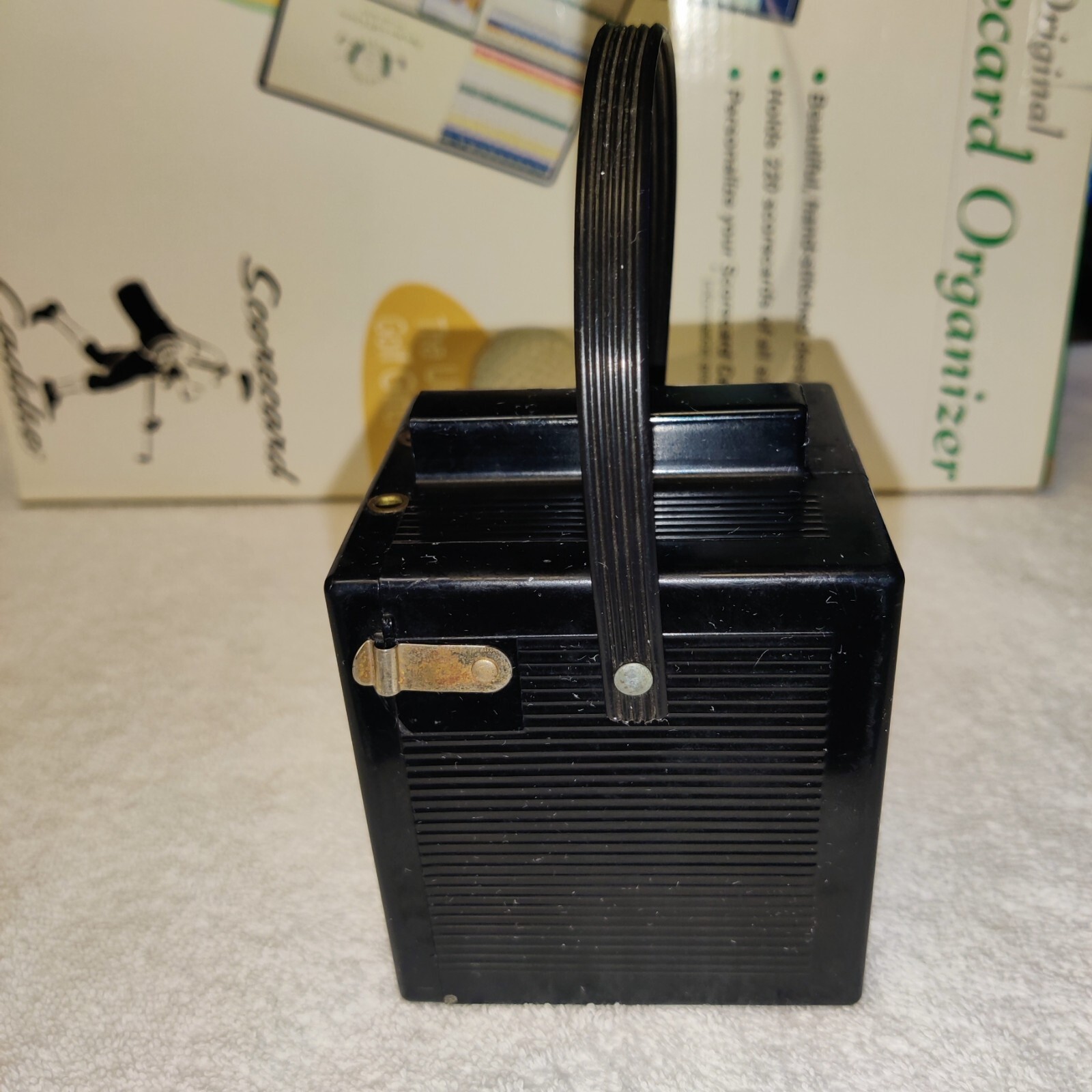 Vintage BRAUN IMPERIAL SIX-TWENTY BOX PRESS FLASH Camera * USA * 620 Film