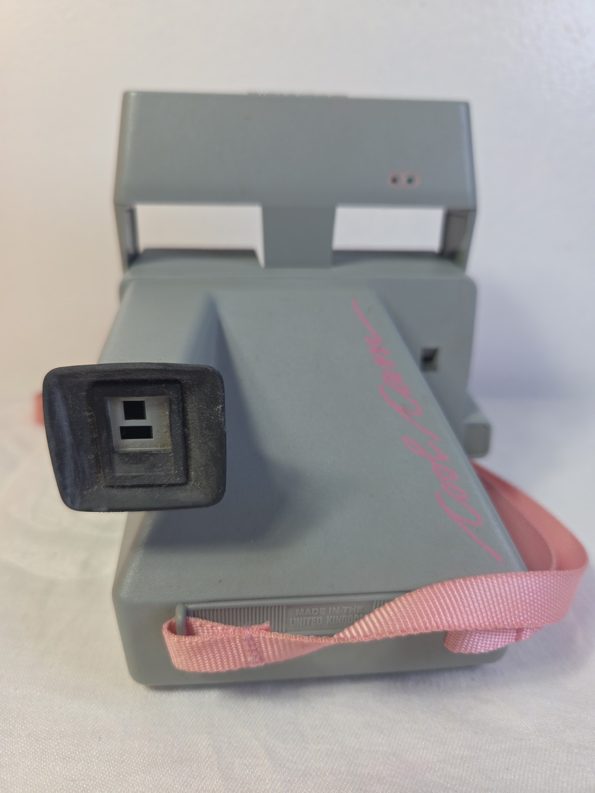 Polaroid 600 Cool Cam Pink Grey Vintage Instant Film Camera W/Flash