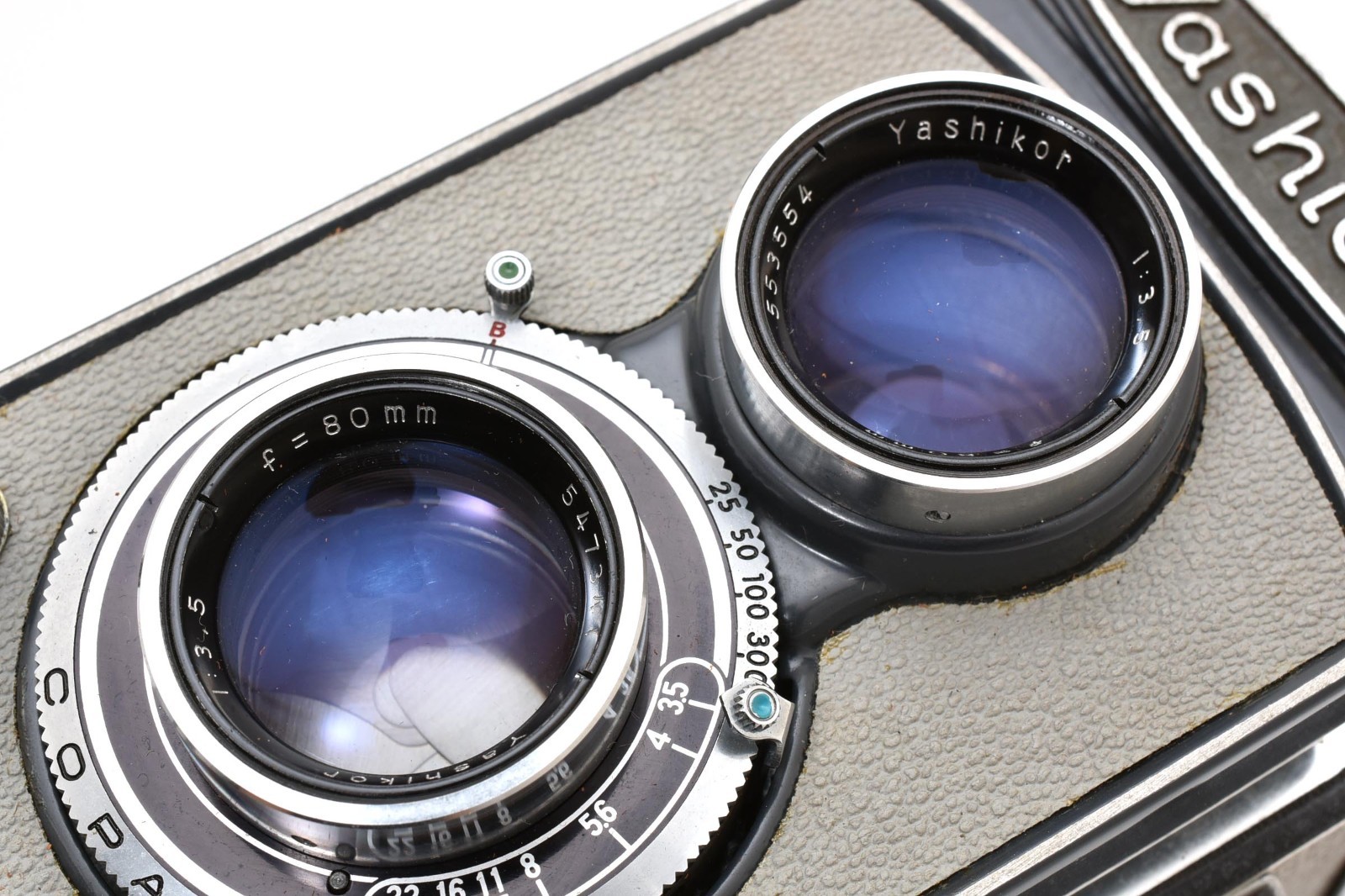 [Near Mint-] Yashica Yashica-A TLR Film Camera 80mm f/3.5 w/ Case #34902