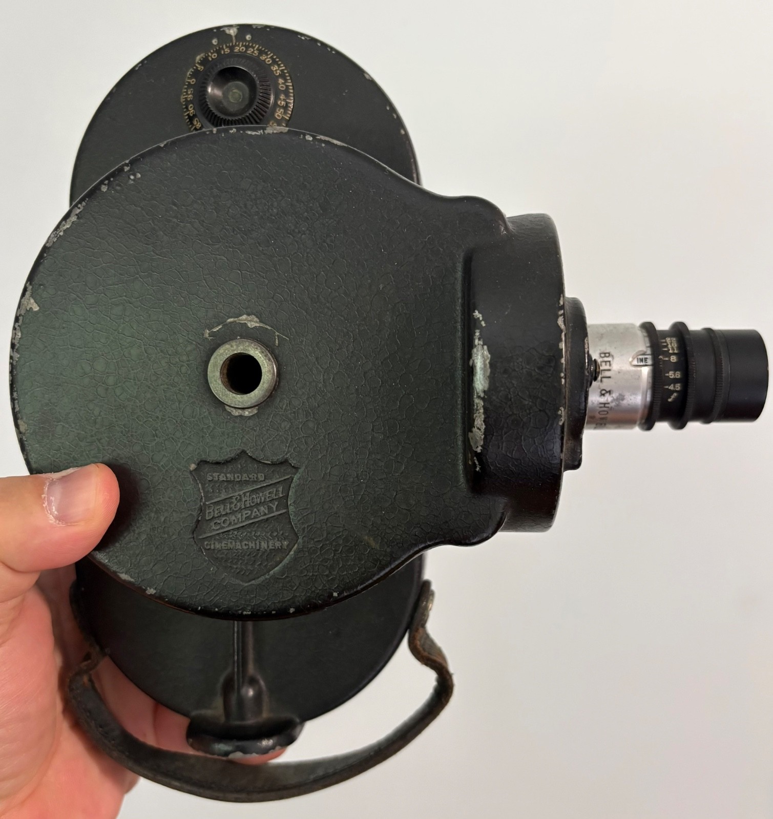 Bell & Howell Filmo 70 16mm Cine Movie Camera 2″ f4.5 Lens Parts or Repair