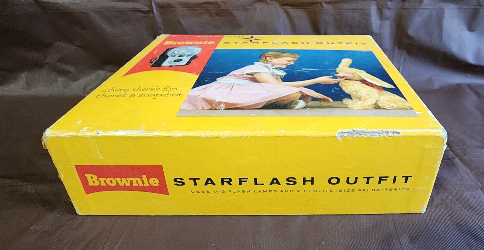 ☆Vintage Kodak 24T Brownie Starflash Outfit Camera w/ Original Box