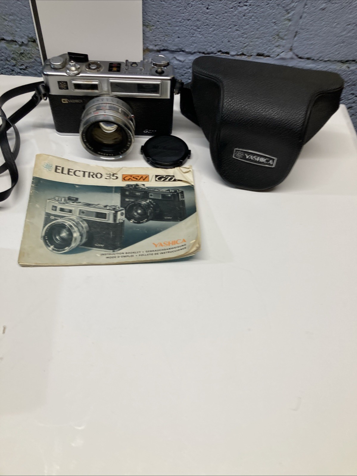 Yashica Electro 35 GSN 35mm Rangefinder Film Camera w/ Case 45mm f/1.7 – 1970’s