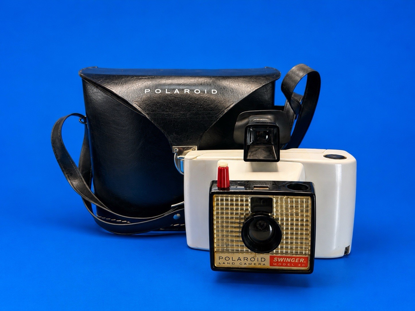 Vintage Polaroid Camera w/ Original Carrying Case Untested!