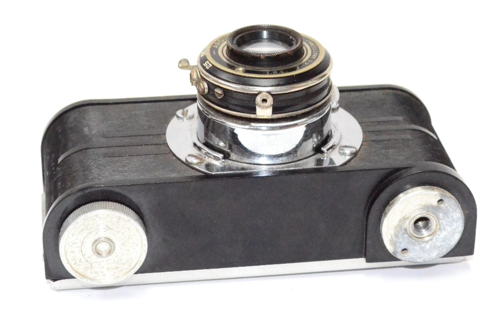 Argus Model A 35mm Art Deco Camera – Shutter Fires – SN:187199