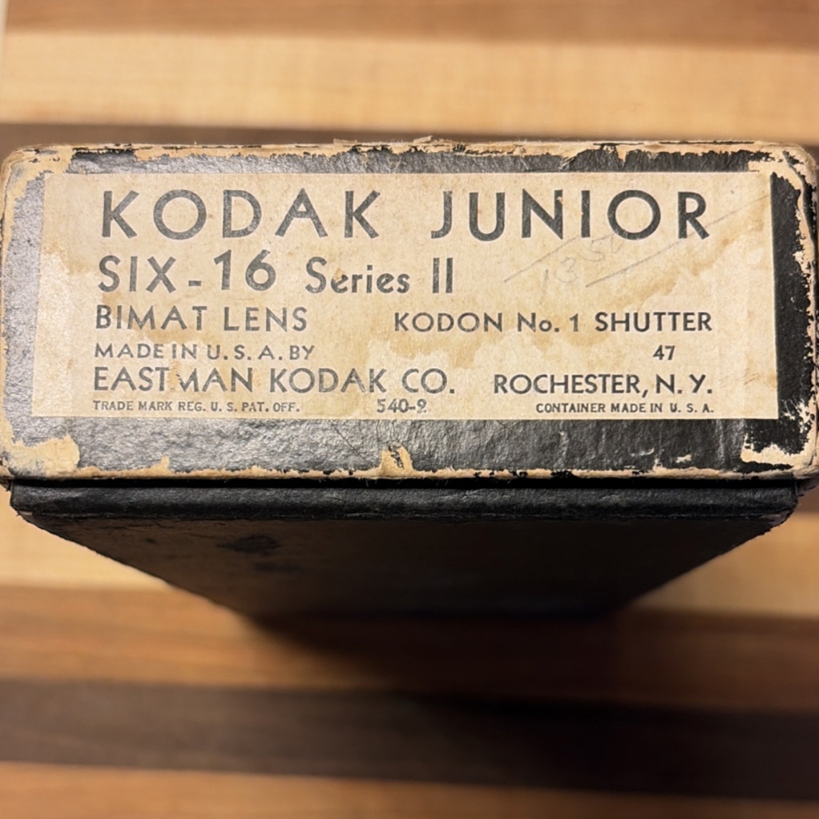 Kodak Junior Six-16 Series II Folding Camera 6×4.5 Black w/ Box