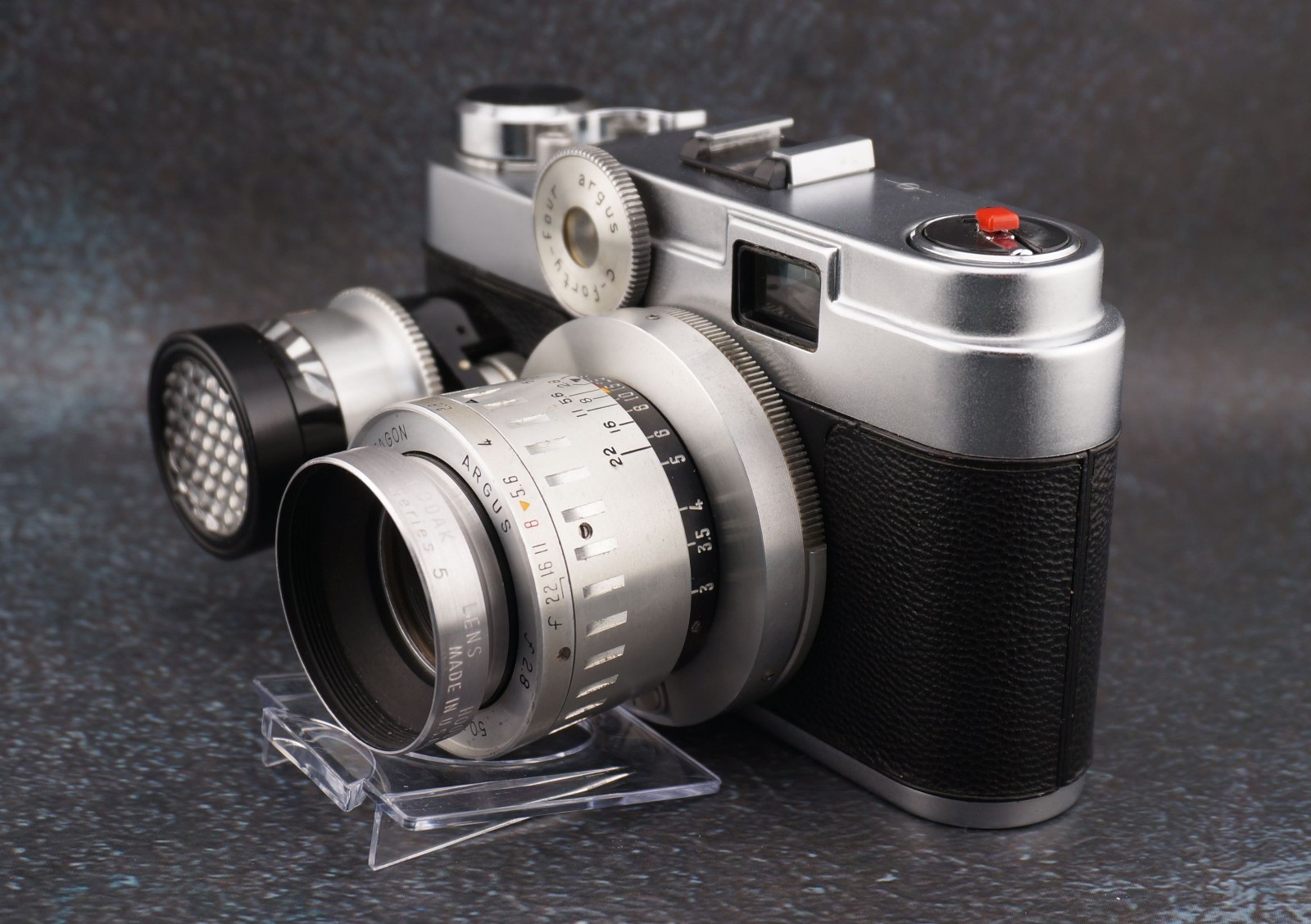 Vintage Argus C-44 C-forty-four Tested – 4 Lenses, 3 Light Meters, Viewfinder +