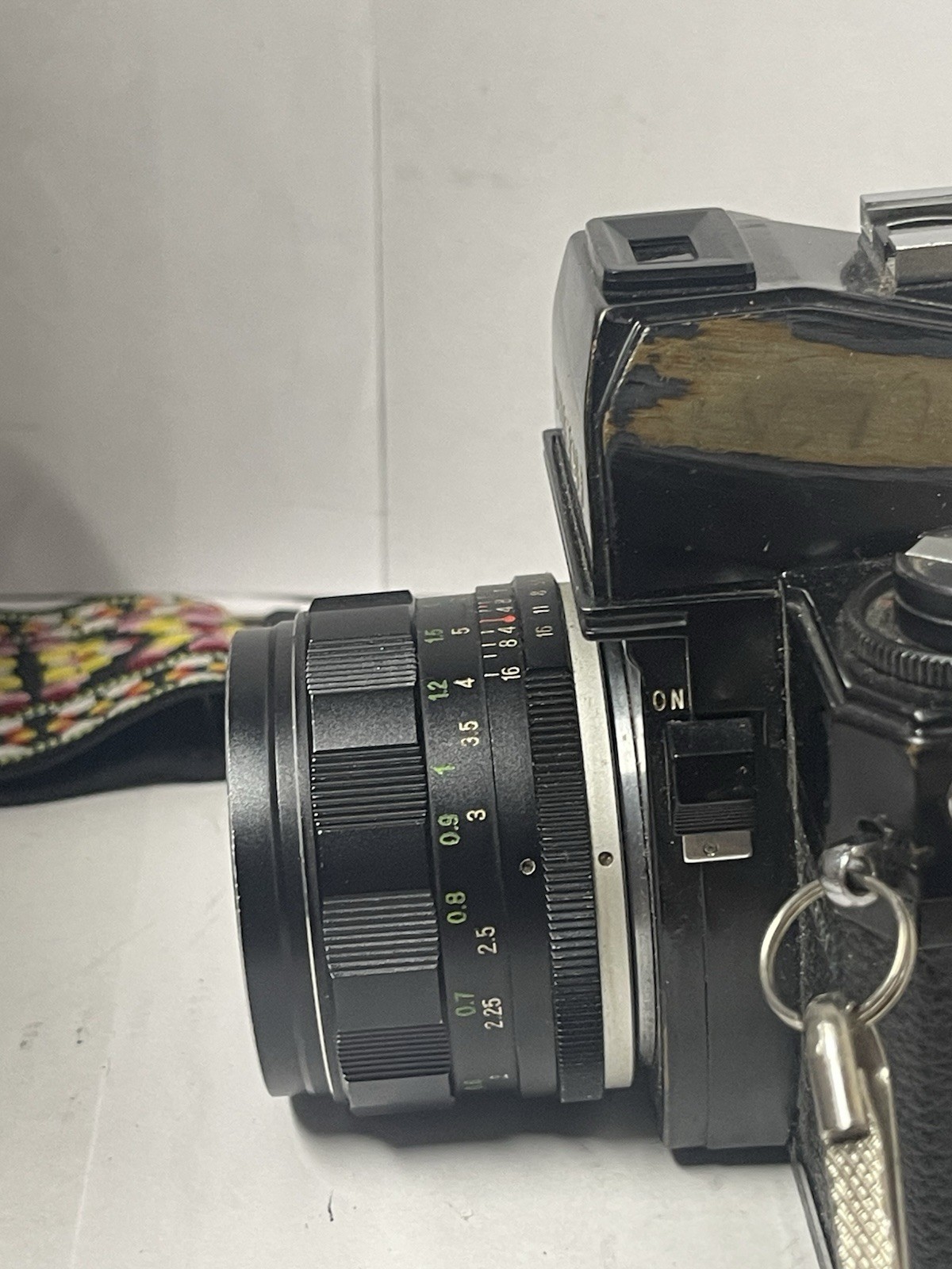 RICOH TLS 401 35mm SLR Film Vintage Camera w/Auto Rikenon f/1.7 55mm Lens