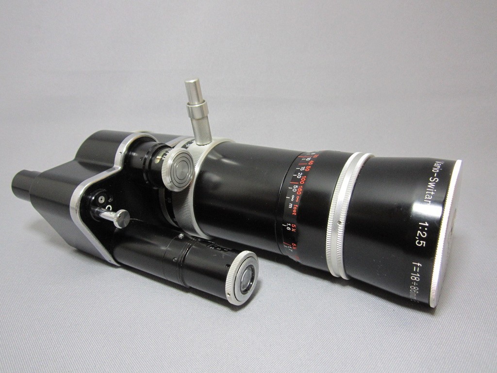 H16 RX SUPER-16 KERN VARIO SWITAR 18-86MM C-MOUNT LENS BOLEX 16MM MOVIE CAMERA