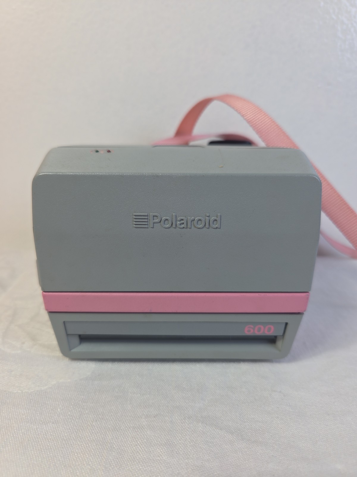 Polaroid 600 Cool Cam Pink Grey Vintage Instant Film Camera W/Flash