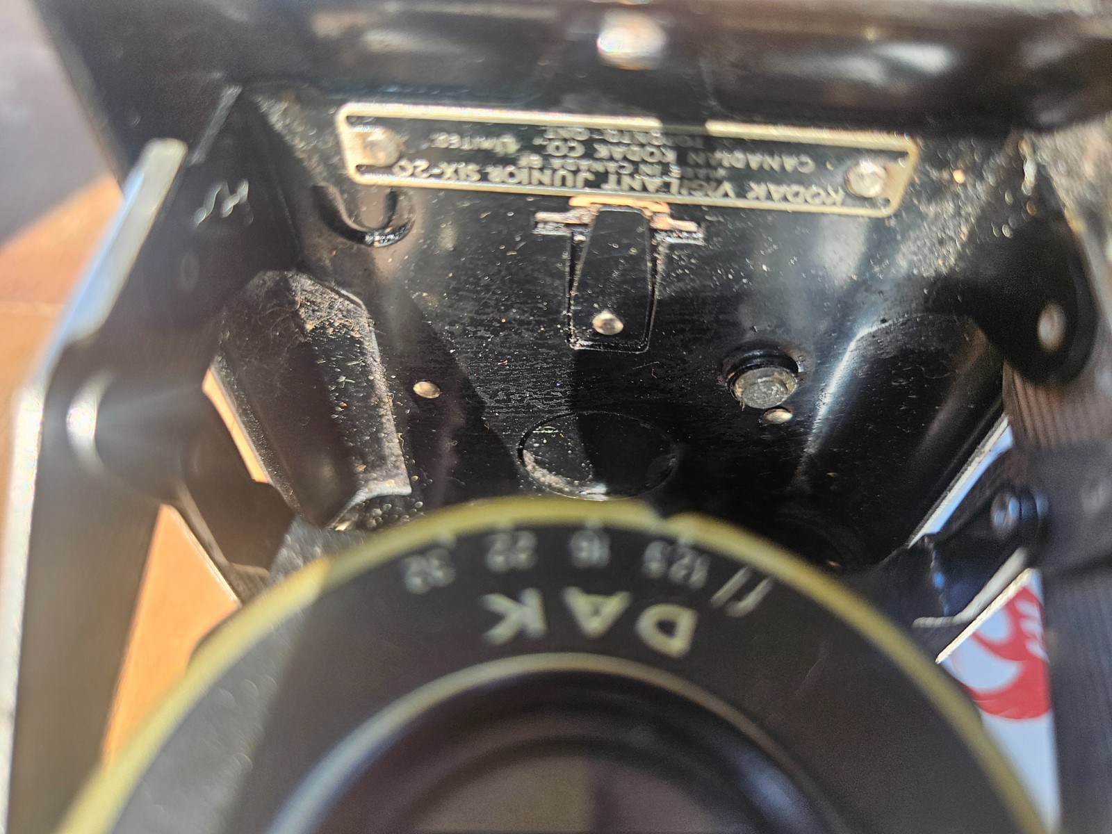 Vintage Kodak Vigilant Junior Six-20 Camera Untested For Display or Parts