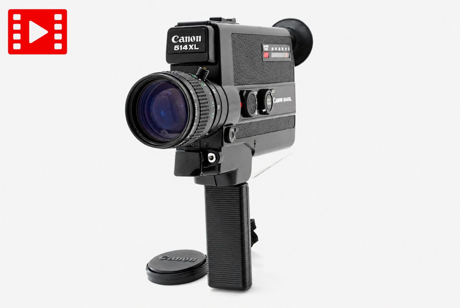 ⏯️ Tested All Works [MINT] Canon 514 XL Super8 Movie Camera 9-45mm F1.4 JAPAN