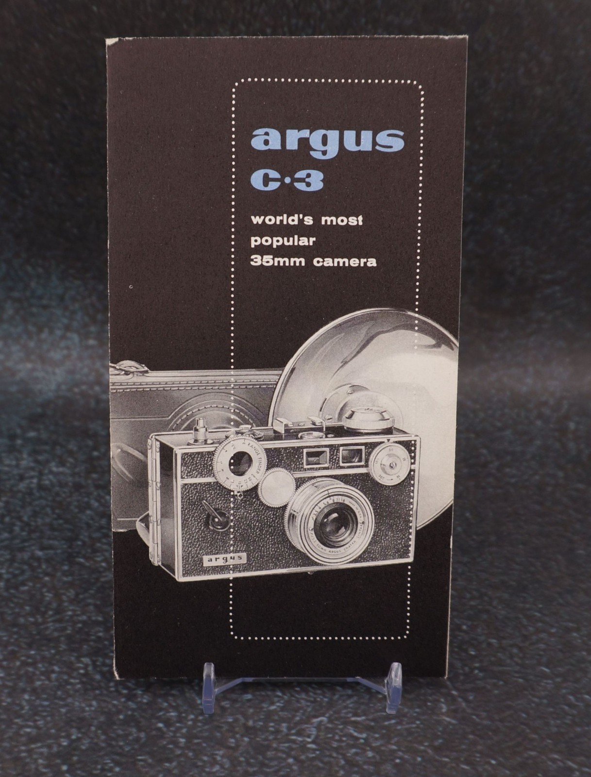 Tested Argus C-3 Brick Camera Kit w/ Soligor 135mm Lens, Bakelite Flashes & Case