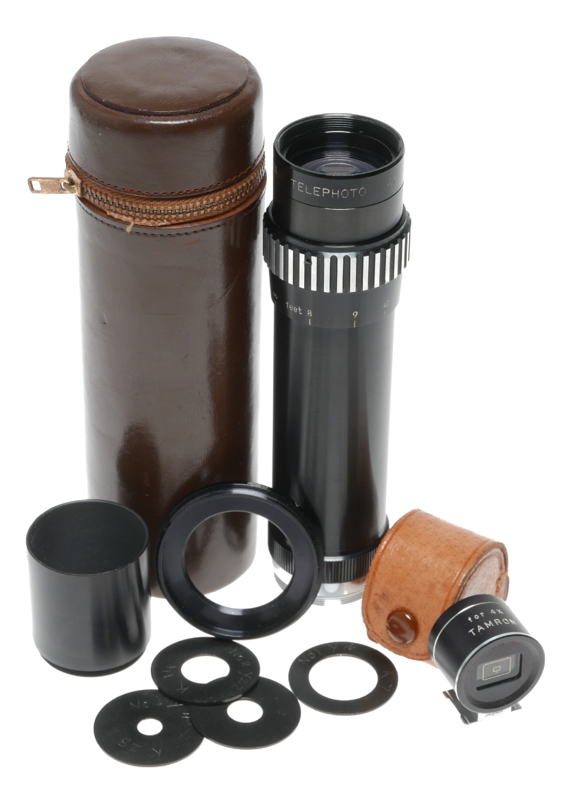 Tamron 4x Aux.Tele Photo Lens Finder Masks Camera Series V Adapter