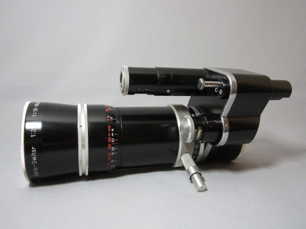 H16 RX SUPER-16 KERN VARIO SWITAR 18-86MM C-MOUNT LENS BOLEX 16MM MOVIE CAMERA