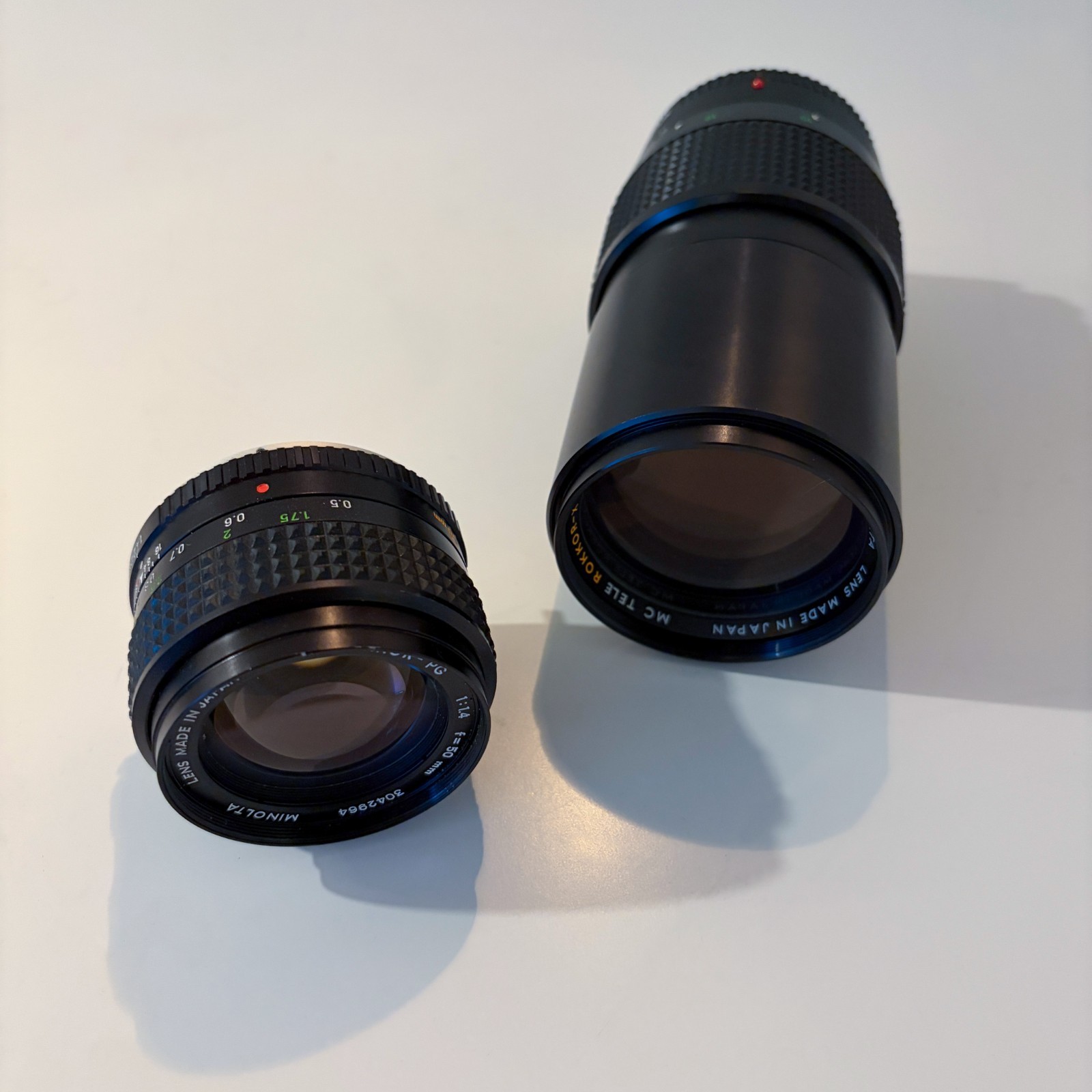 Minolta SR-T 101 CLC 35mm Film Camera Kit | Rokkor 50mm f/1.4 + 200mm Lens