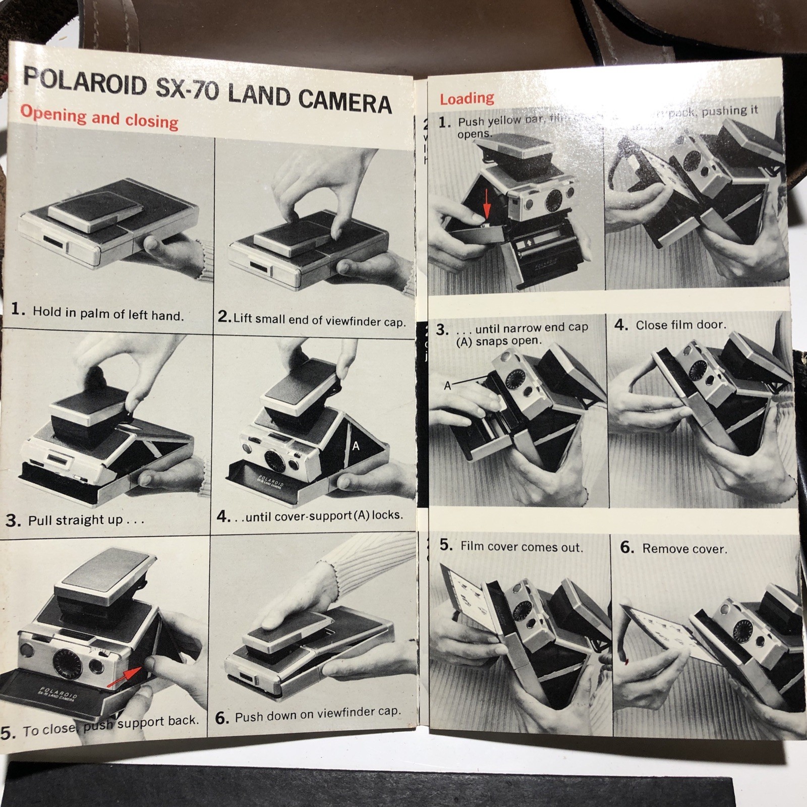 Vintage Polaroid SX-70 Land Camera Untested 1960’s 1970’s Brown Made In USA