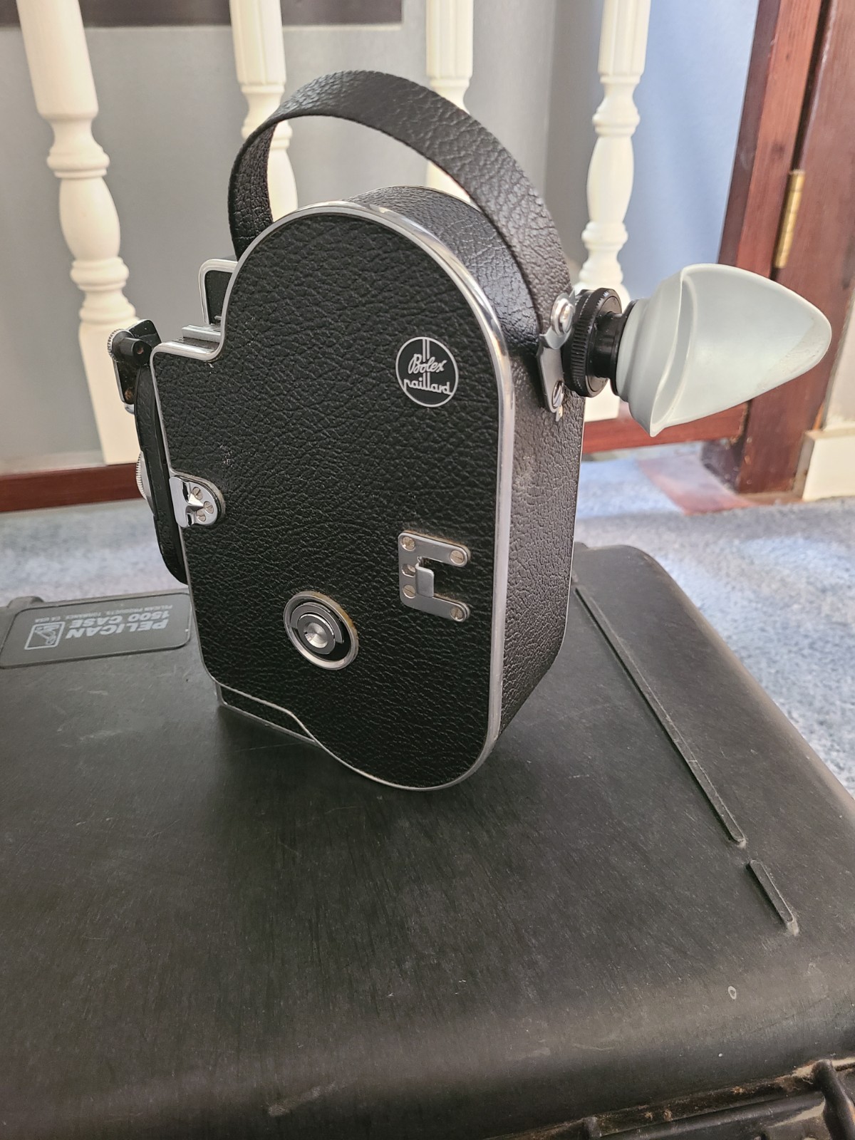 Bolex H16 REX4 16mm film camera -pelican, sekonic, 16m kern-paillard, canon zoom