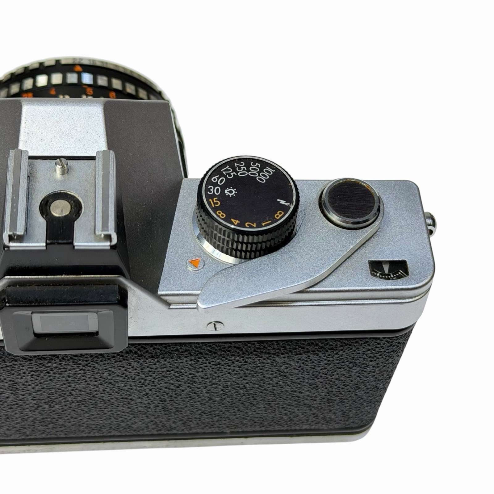 Vintage Pentacon Hanimex Praktica LB SLR 35mm Film w extra Lens + Flash TESTED