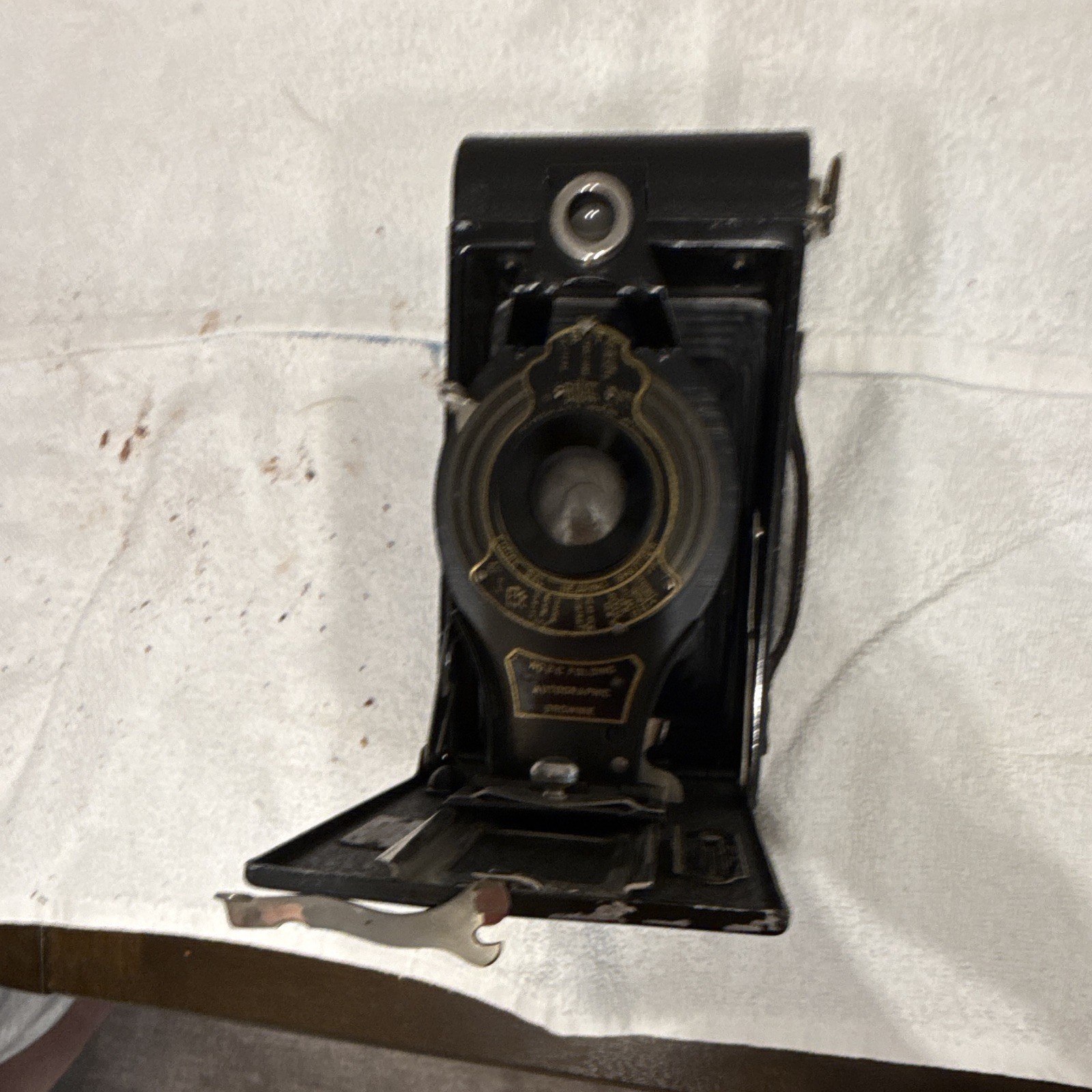 Kodak No. 2-C Autographic Brownie Folding Bellows Camera Black 6×9