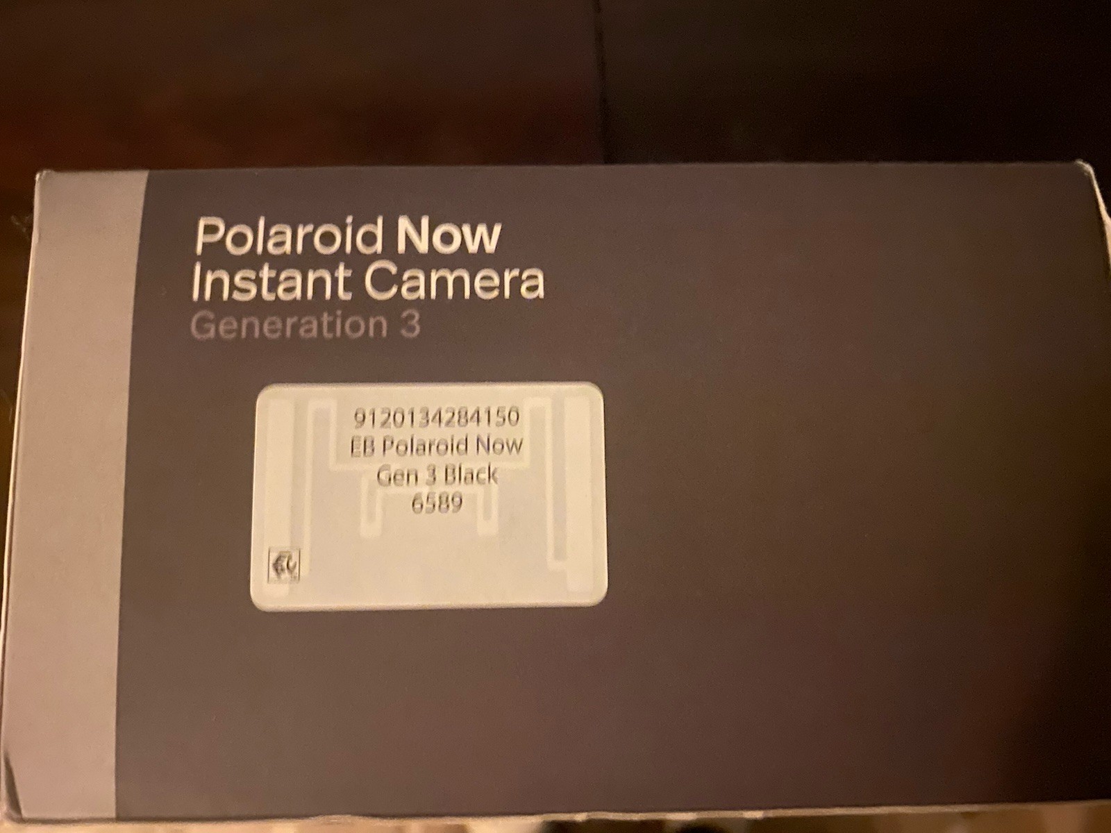Polaroid Now Generation 3 BLK Instant Camera Color Black NEW Sealed 6589