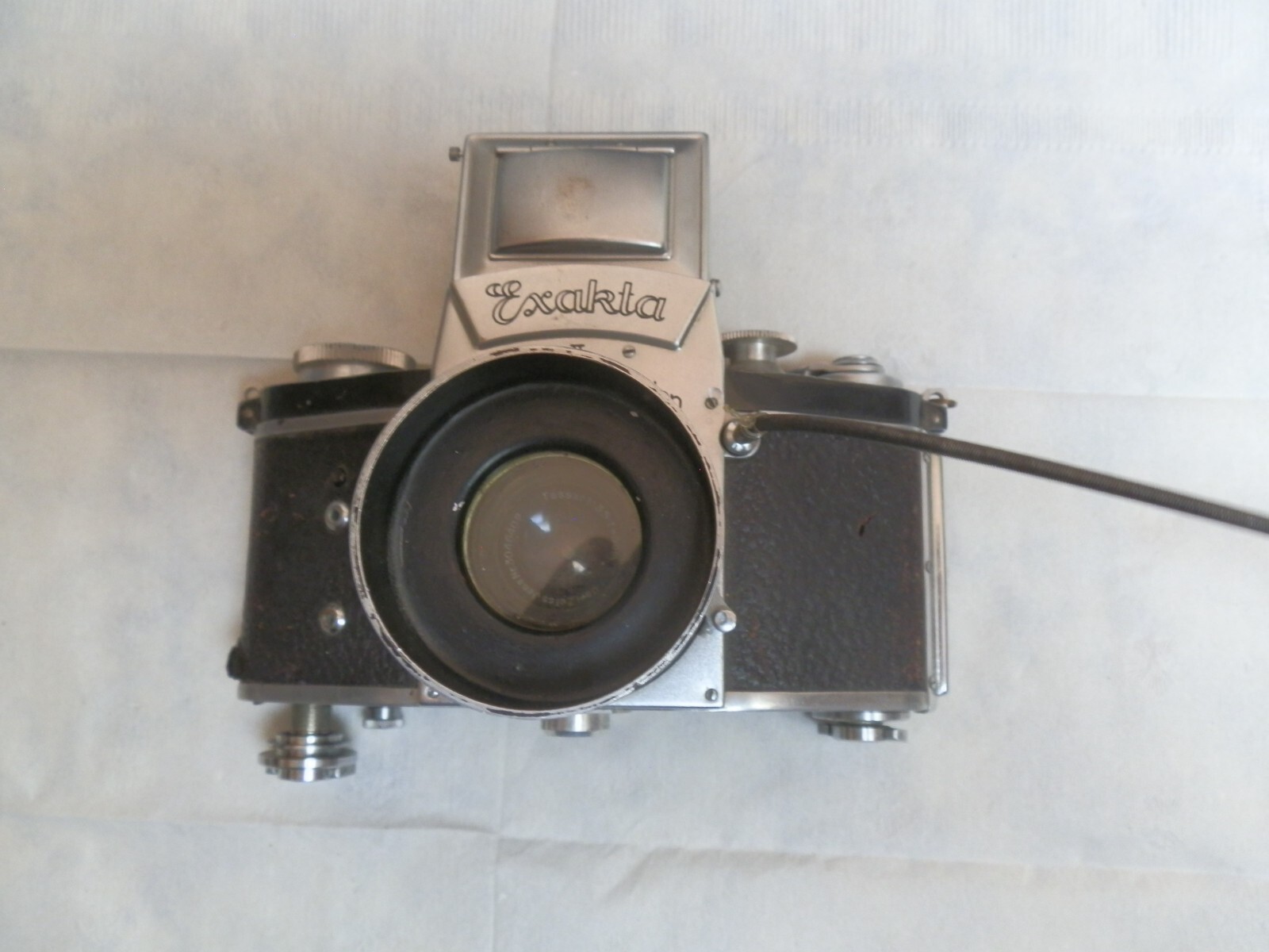 IHAGEE DRESDEN EXAKATA 11 SLR CAMERA BODY W/LENS CARL ZEISS TESTED WORKS GREAT
