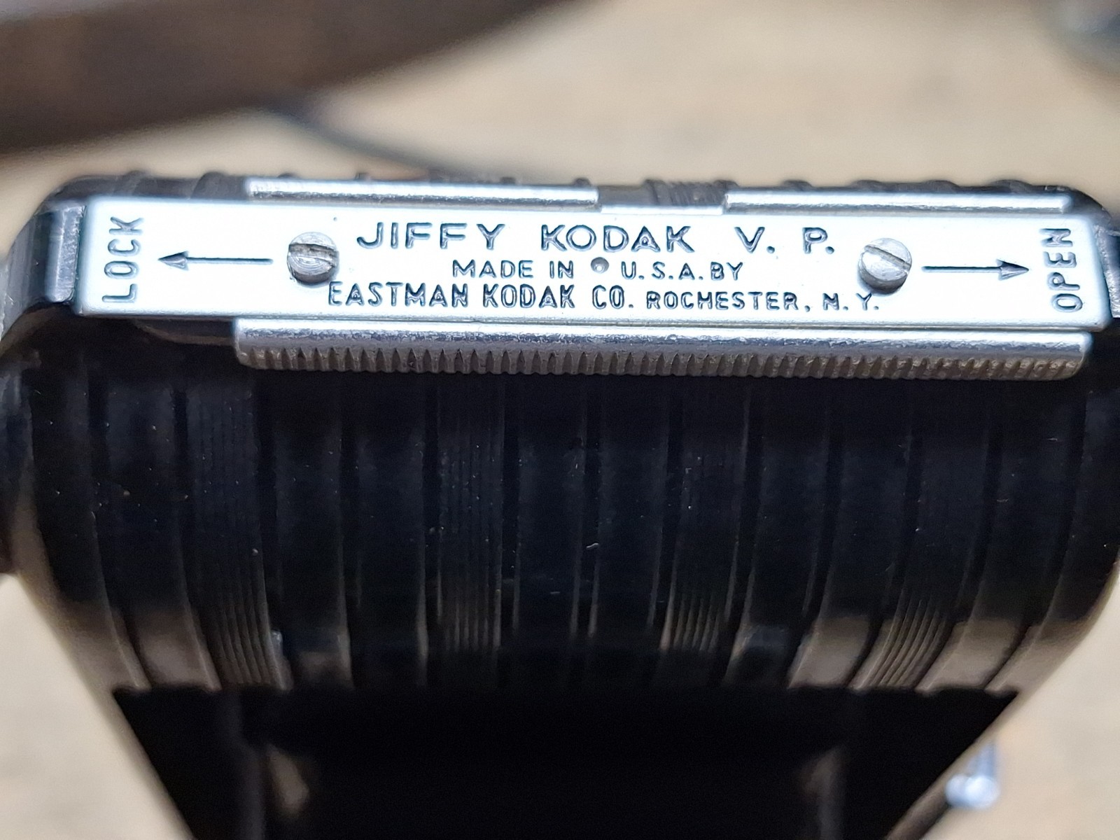 1930s Jiffy Kodak VP Vintage Folding Camera Untested Uses 127 Film