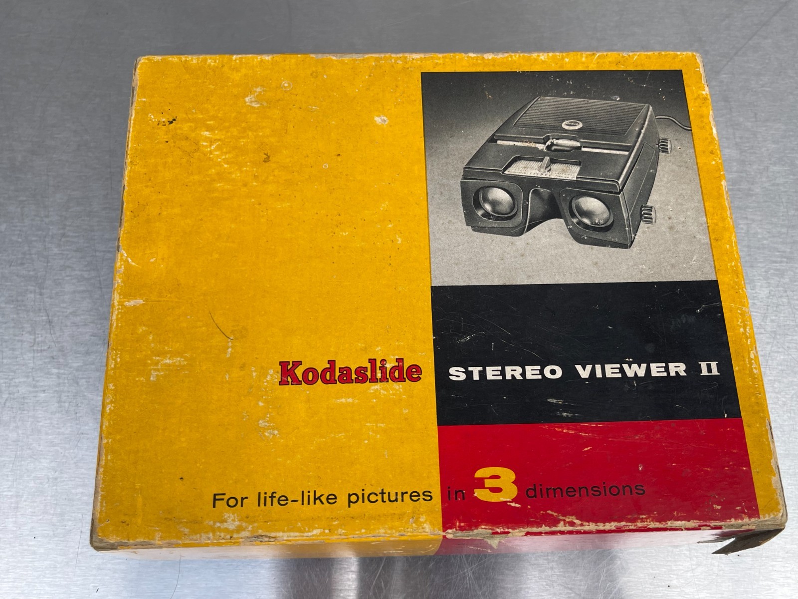 Vintage Kodak Kodaslide Stereo Viewer II #162 3d Film Silde Viewer w/ Box