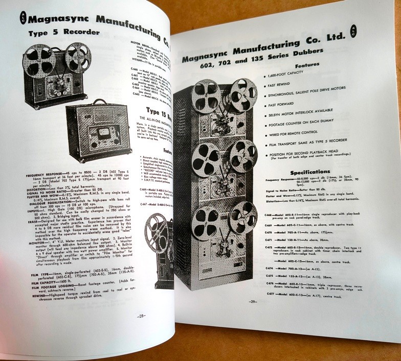 Alex L Clark ALC (1966) CATALOGUE Cine + Sound Equipment Camera Arriflex Bolex