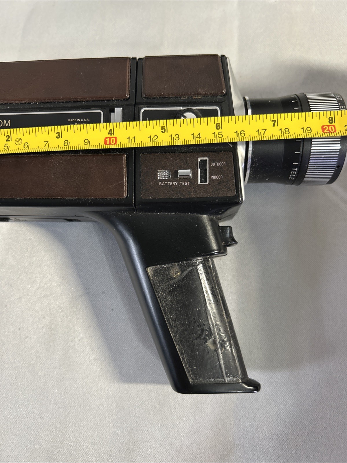 vintage Keystone XL304 Super 8 movie camera with its original carrying case