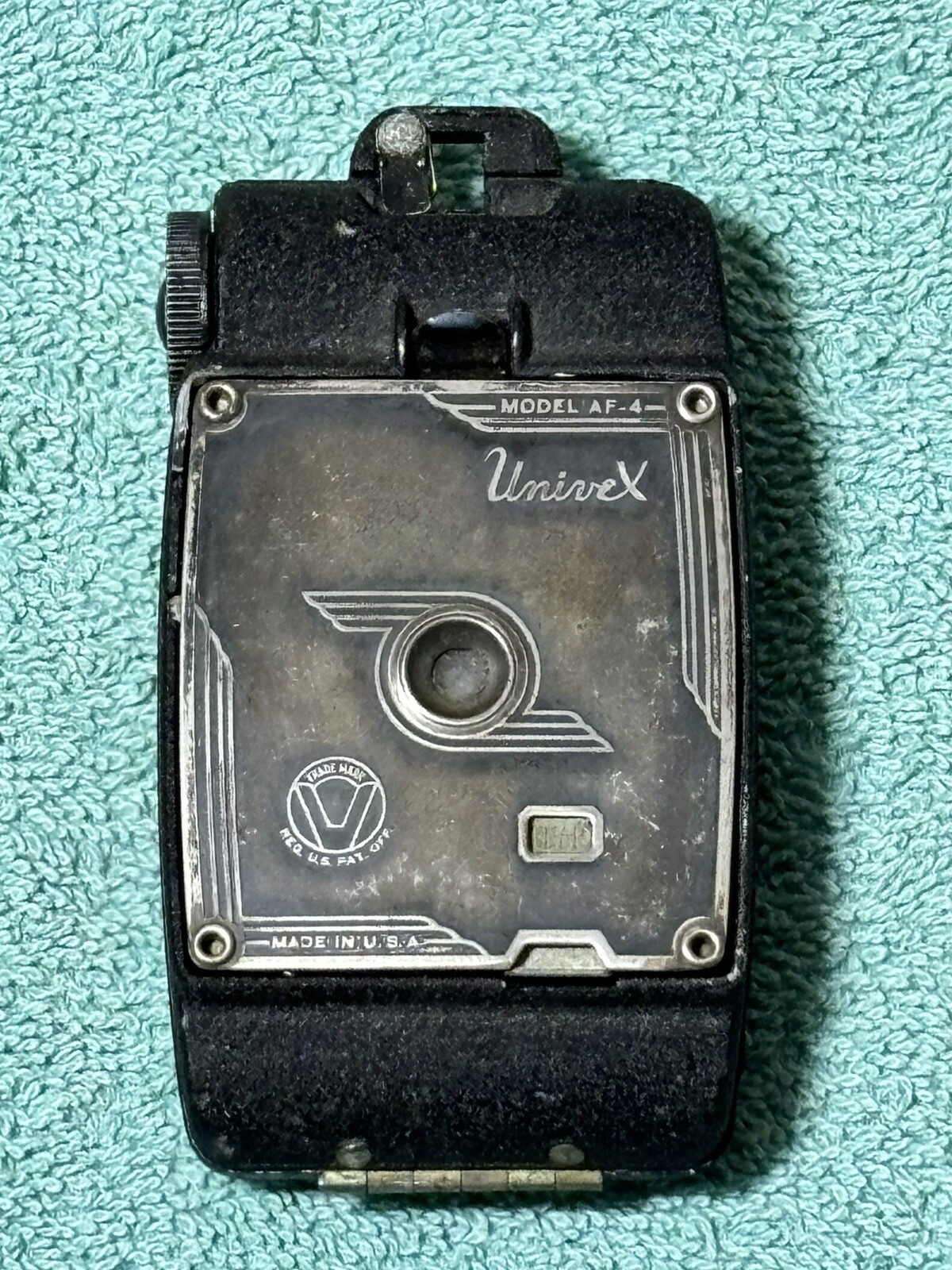 Vintage Univex Model AF-4 Miniature Pocket Vest Folding Camera Nice Condition