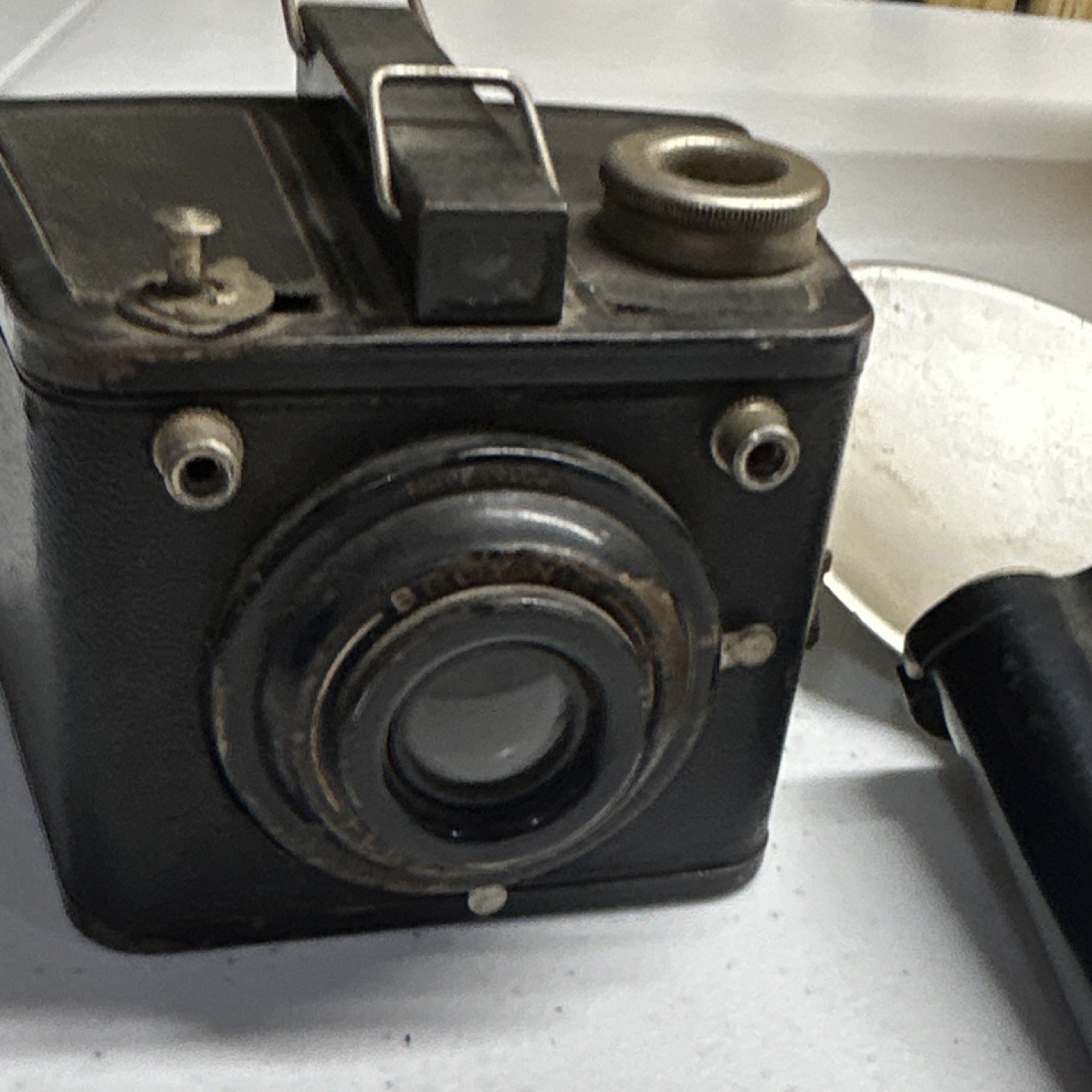Kodak Tourist II Folding Camera & Brownie Hawkeye w/ Flashholder & Box