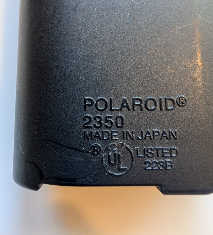 POLAROID POLATRONIC Hand-Held Flash Model 2350 Original Camera Accessory