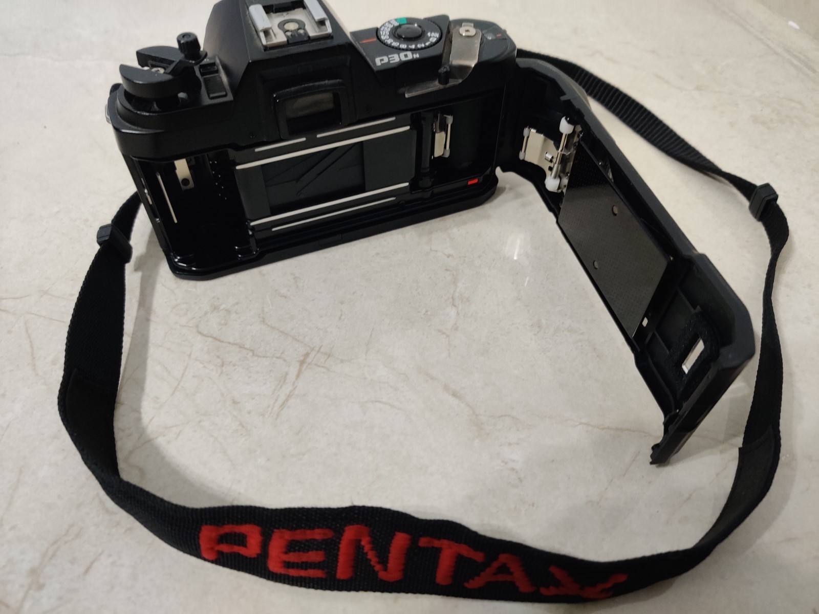 Pentax P30n camera with a free Photoline 35-70mm lens—Untested As It Is