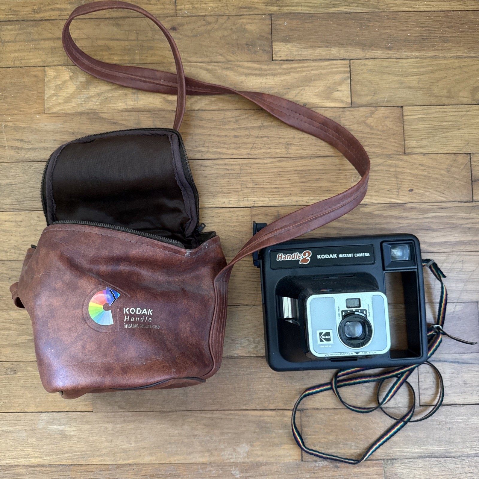 Kodak Handle 2 Instant Camera Vintage Original Case Strap