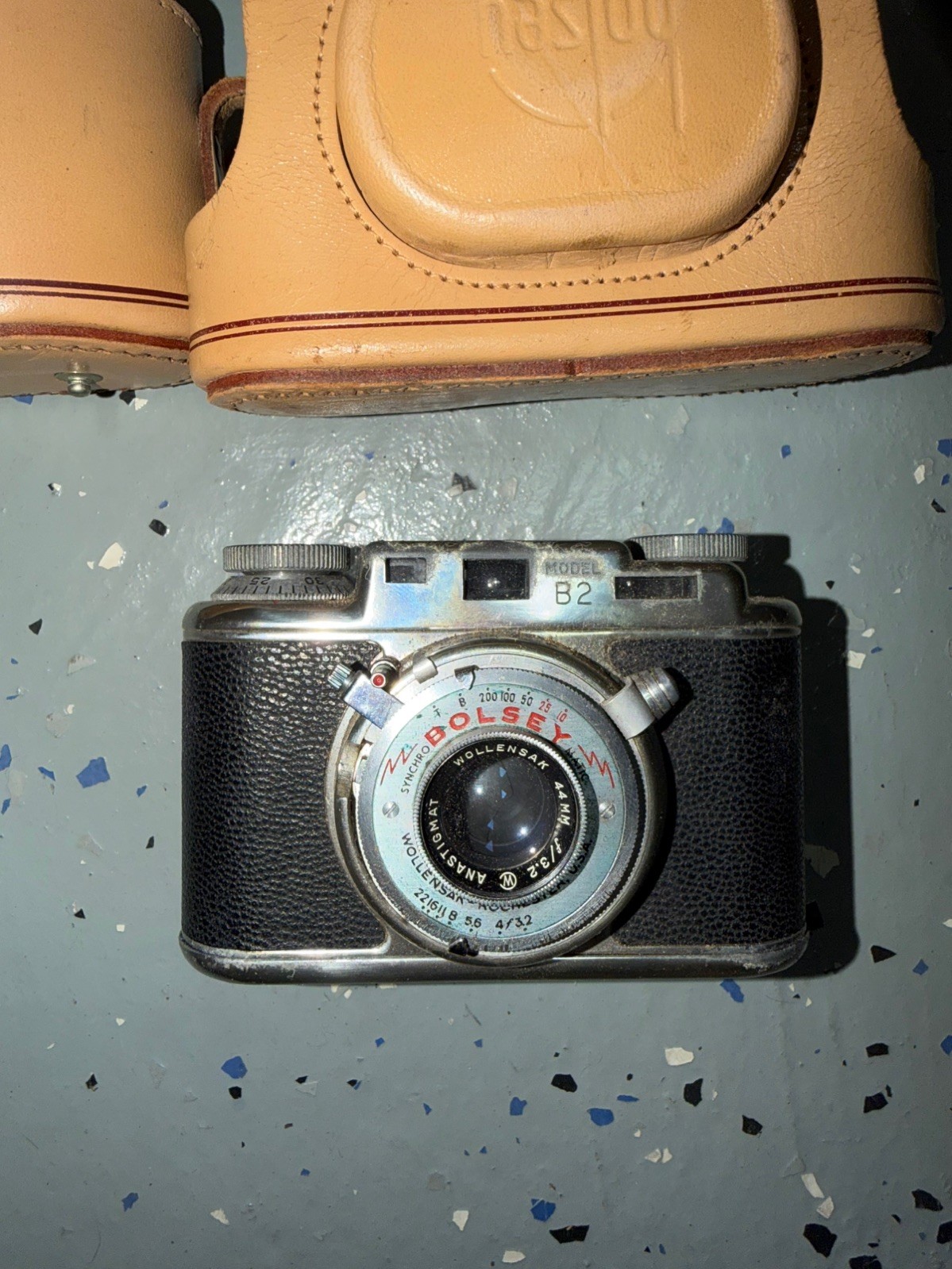 RARE Vintage Bolsey Model B2 Camera 35mm United States Air Force USAF Military